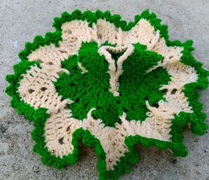 handmade crochet laddu Gopal dress