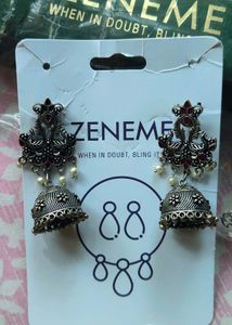 Zeneme Jhumka Earrings