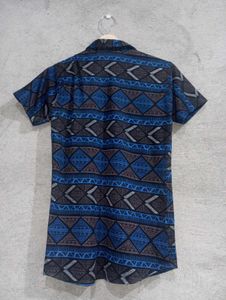 Patterned Short Sleeve Shirt