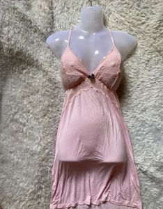 Victoria Secret Pink Lace Nightgown