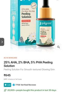 Pilgrim Peeling Solution