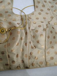 Golden Polka Dot Blouse