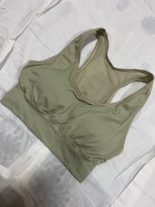 Green Sports Bra