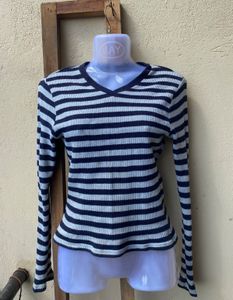 Striped Long Sleeve Top