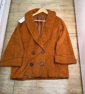 Vintage Corduroy Cropped Blazer