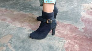 Black Suede Ankle Boots