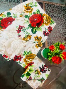 Floral Print Salwar Kameez Set
