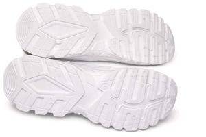 Trendy White Sneakers with Hearts