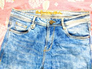 Acid Wash Denim Jeans