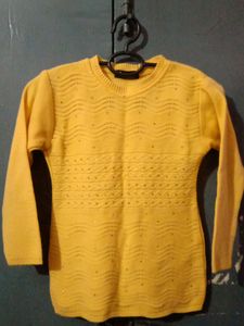 Woollen Top For Under 10 Years Old Girls To Wear