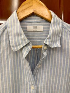 UNIQLO Striped Linen Shirt 👔