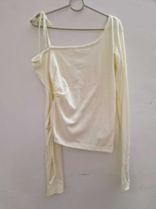 Creamy White Long Sleeve Top
