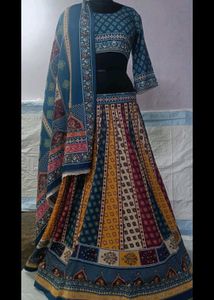 Unstiched Navratri Lehenga Choli Multi Colour