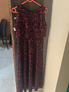 Patterned Sleeveless Dress