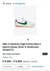 Nike X Hawkins High Cortez Shoes