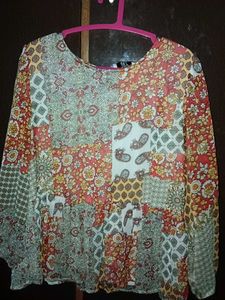 Floral Patchwork Blouse