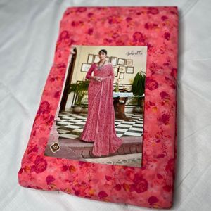 GEORGETTE FLORAL SAREES FOR WOMEN