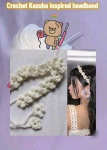 Crochet Floral Hair Accessory | Kazuha Headband
