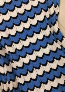 Blue Knit Dress