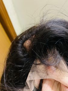 Scalp Indian Hair Topper With Silk Base &amp; Clips