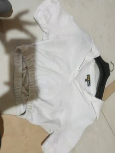 White Crop Top