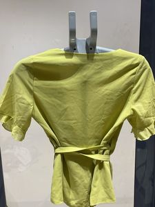 lime green blouse top