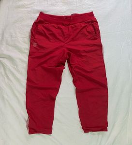 Red K-Swiss Track Pants