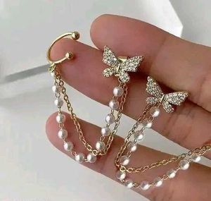 Butterfly Chain Earrings