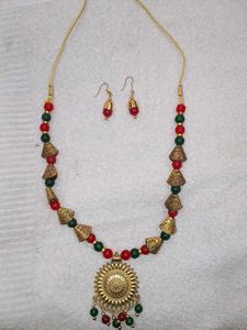 Ethnic Necklace &amp; Earring Set