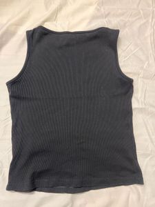 Sleeveless Black Tank Top