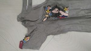 Boho Chic Grey Dress