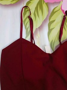 (1200)Burgundy Cami Top