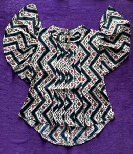 Stylish Girls' Printed Top