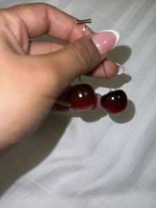Cherry Drop Earrings