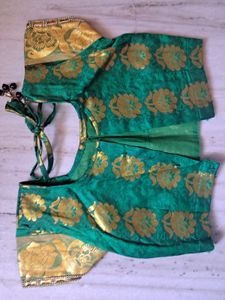 Emerald Green &amp; Maroon Indian Outfit