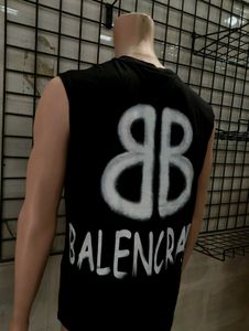 Black Balencraaa Tank Top