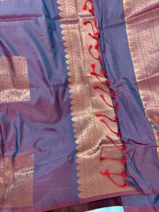 Elegant Maroon Saree