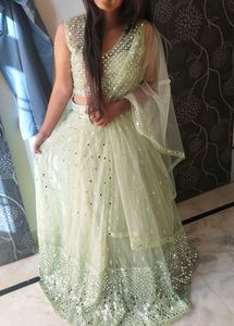 Mirror Work Lehanga Dress