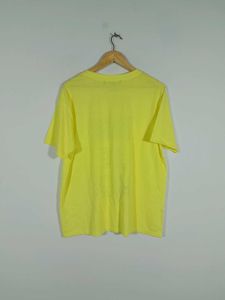 Yellow Printed Oversized T-Shirt For Women&#39;s