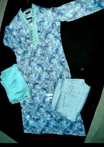 Floral Print Kurta