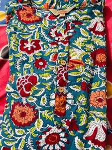 Multicolour Flower Print Kurti