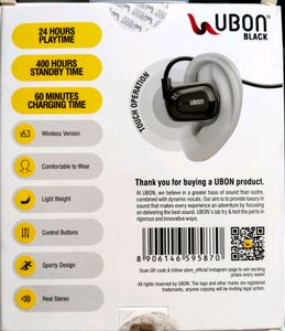 Bone Conduction J10 Wireless Neckband