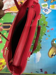 Hand Bag - Red