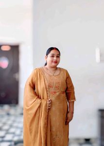 Elegant Mustard Yellow Kurti Set