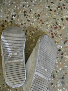 School Shoe White