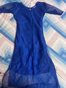 Blue Embellished Kurta🧿