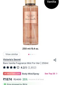 ✨Victoria’s Secret Bare Vanilla✨👸🏻
