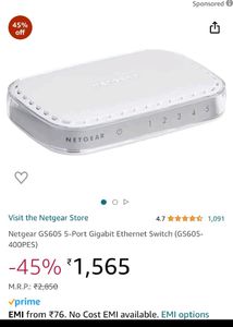 Netgear ethernet switch/router