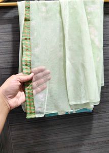 Elegant Sea Green Ethnic Gown