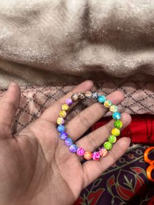 Colorful marble Beaded Bracelet